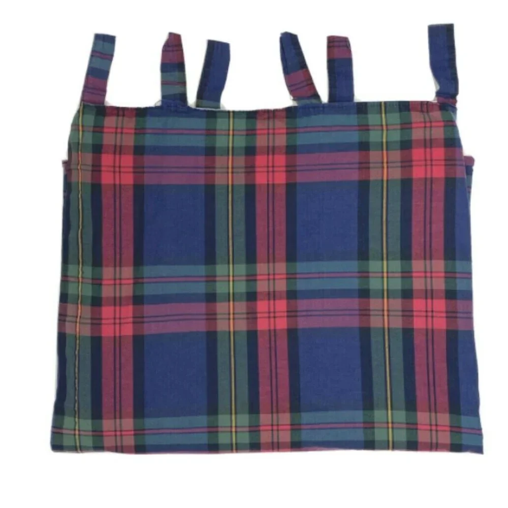 Vintage 90s Luxury Curtains Drapes Valances Plaid